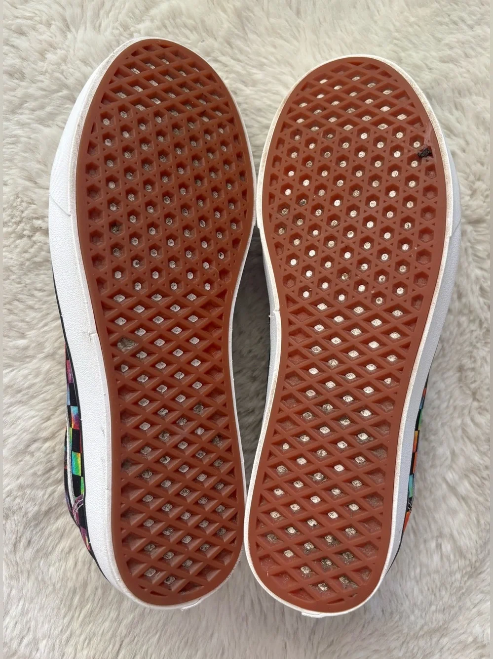 Vans Checkerboard Low Top Sneakers in Black Multicolor